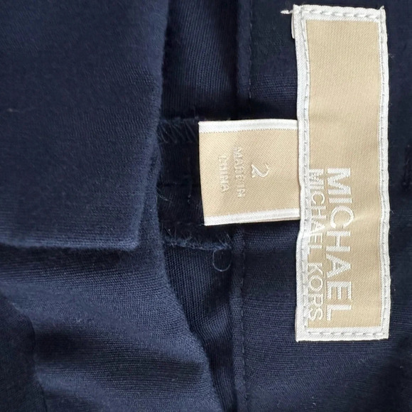 MICHAEL KORS Women’s Navy Pants Size 2 - Picture 4 of 6